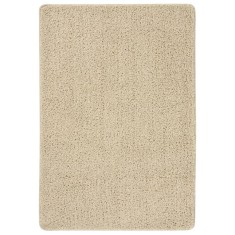 vidaXL Covor pufos, crem, 120x170 cm, antiderapant