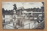 Heltau Cisnadie jud. Sibiu ștrandul școala de &icirc;not 1926 cu francatură deosebită