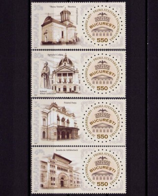 ✅RO 2009 LP 1845 &amp;quot;Bucuresti-550 de ani&amp;quot; , serie , MNH foto
