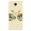Husa silicon pentru Huawei Y6 2017, Retro Bicycle Illustration