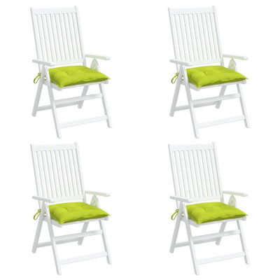 vidaXL Perne de scaun 4 buc. verde deschis 50x50x7 cm textil oxford foto