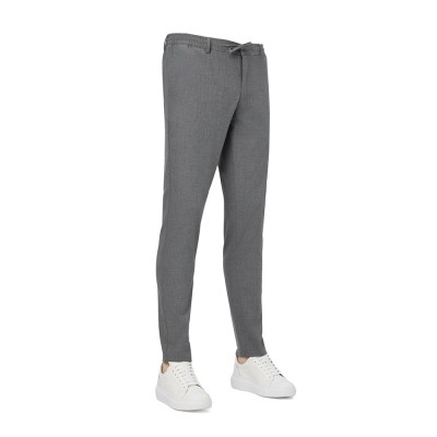 Pantaloni barbati slim gri PT010 foto