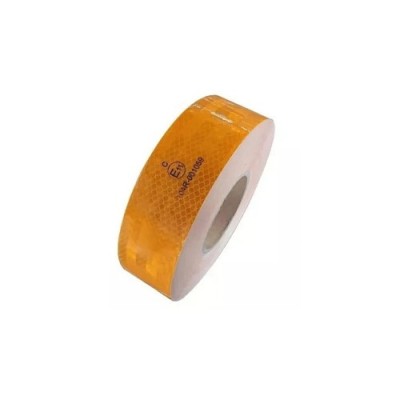 Banda reflectorizanta galbena tip fagure 5cm x 45.7m omologata U.E. Cod: UE58Y foto