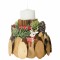 Decoratiune Craciun cu Lumanare, Conuri si Reni, Eventissimi, Multicolor