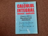 18/4 CALCUL INTEGRAL INTESIV EXPLICATIV CLASA A XII A BACALAUREAT VINTI D