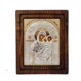 Icoana pe Lemn MD Dulcea Sarutare 16,5x20cm