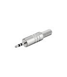 Mufa audio Jack 3.5 mm stereo tata metal protector cablu Goobay