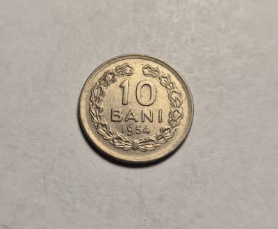 10 bani 1954 UNC foto