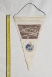 FANION Republica Populara Romana FOTBAL Turneul UEFA Juniori 1962 - Foarte RAR !