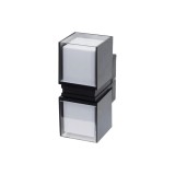 Aplica Elan LED 18W 4000K IP65, negru, Erste