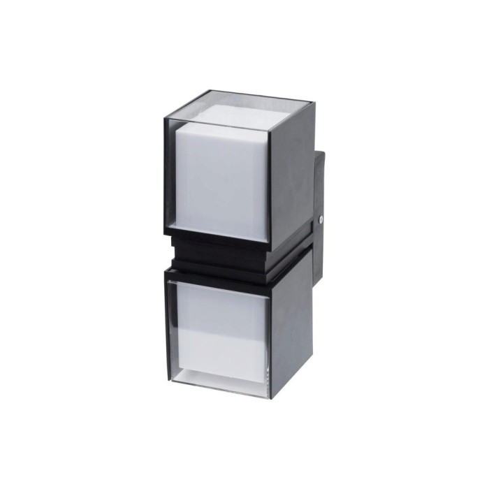 Aplica Elan LED 18W 4000K IP65, negru, Erste