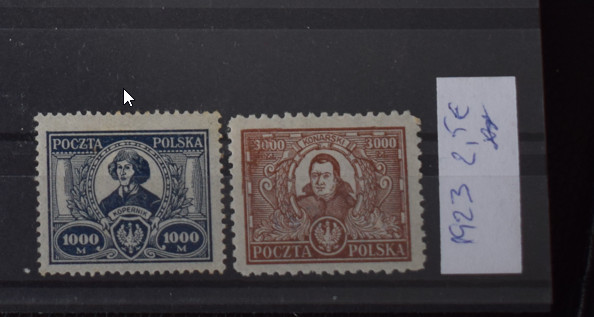 TS23 - Timbre serie Polonia - 1923 nestampilat **