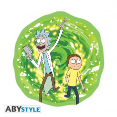 Mousepad ABYStyle Rick and Morty Portal in shape foto