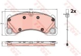 Set placute frana disc Porsche Macan (95B) Motor 2.0, 3.0 GTS, 3.0 S, 3.0 S Diesel, 3.6 Turbo, 94.3x209.5x17mm, OE 95B698151C