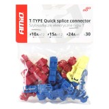 Cuplaje electrice pentru imbinari rapide de tip T, mix cutie de 30 buc FAVLine Selection, Amio