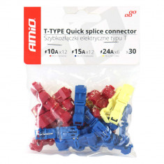 Cuplaje electrice pentru imbinari rapide de tip T, mix cutie de 30 buc AVX-AM02347