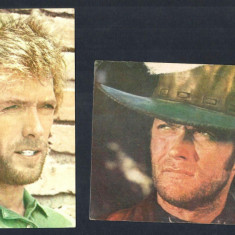 Carte postala actori straini : Clint Eastwood x2