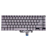 Tastatura Laptop, Asus, ZenBook 14X UX5401E, UX5401EA, UX5401EAJ, UX5401Z, UX5401ZA, UX5401ZAS, iluminata, argintie, layout US