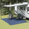 Covor pentru cort, albastru, 4x3 m