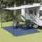 Covor pentru cort, albastru, 4x3 m