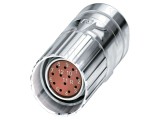 Conector M23, Mufă Crimpat 12 pini, IP67, 8A, 48V