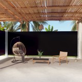 Cumpara ieftin Copertină laterală retractabilă, negru, 220x1000 cm
