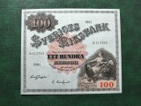 SUEDIA 100 KRONOR 1961 XF / AUNC