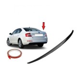 Spoiler Spate Portbagaj pentru SKODA OCTAVIA 2013-2020 Аripa Lucios lipicios