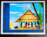 Wallis et Futuna 1987 Crăciun &icirc;n Marile Sudului serie 1v.neștampilată, Nestampilat