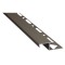 Profil aluminiu pentru treapta, incorporabil, drept, SET S58 W, oliv, 2.5 m