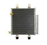 Condensator climatizare AC Daihatsu Cuore, motor: 1.0, Condensator cu uscator integrat, 345x391x16, miez si rezervor din aluminiu brazat, 884B2130;