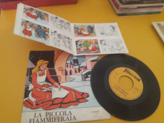 VINIL LA PICCOLA FIAMMIFERAIA SERIES FIABE NR.1 DISC FONOCROM STARE FB foto