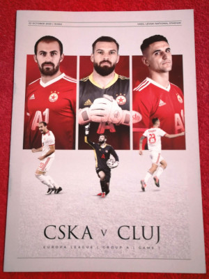 Program meci fotbal CSKA SOFIA - CFR CLUJ (Europa League 22.10.2020) foto