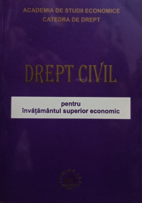 Brandusa Stefanescu - Drept civil pentru invatamantul superior economic (2002) foto