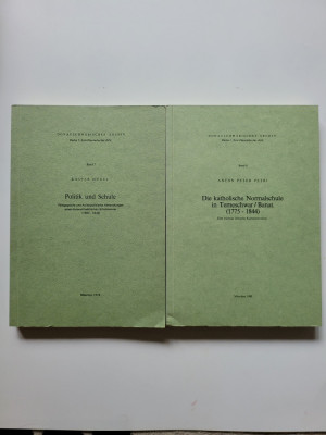 2 Carti Document Scolile catolice din Banat 1775-1844 si 1933-1978, M&amp;uuml;nchen foto