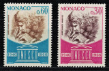 MONACO 1966 - UNESCO, aniversare 20 de ani/ serie completa MNH, Nestampilat