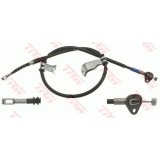 Cablu frana mana Hyundai I10 1 (Pa), 10.07-, punte spate, Stanga, pt frana disc, TRW