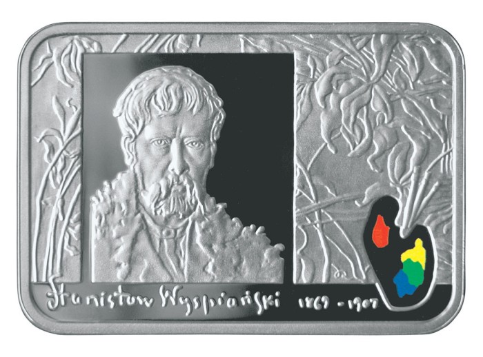 Polonia 20 zloti 2004 Stanisław Wyspiański (1869-1907)) Proof Argint .925 28,28 g