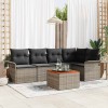 VidaXL Set de canapele pentru grădină Manual 6 pcs Gri 55 x 55 x 37 cm 3355997