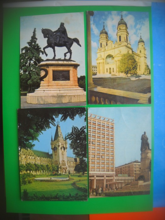 HOPCT LOT 2936 -IASI-4 CARTI POSTALE-CIRCULATE