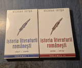 Istoria literaturii romanesti 2volume Nicolae Iorga
