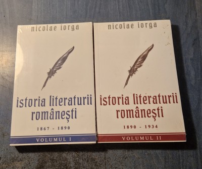 Istoria literaturii romanesti 2volume Nicolae Iorga foto