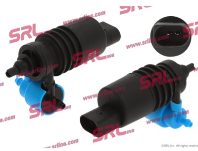 Pompa spalator fata+spate AUDI Audi A1 A3 A4 A6 Q5 Q7 Vw Golf Bora Passat T5 Polo Touareg Touran Sharan; Seat ALHAMBRA ALTEA AROSA IBIZA/CORDOBA LEON foto