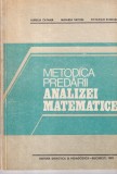 Aurelia Catana, Mihaela Sacuiu, Octavian Stanasila - Metodica predarii analizei