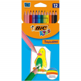 Bic Creioane Colorate Tropicolors 12 Bucati 36004212