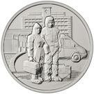 Rusia 25 Rubles 2020 (Selfless labour of health workers) 27 mm, KM-New UNC !!!