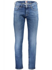 Blugi barbati cu talie medie, croiala Slim fit, bleumarin, W28 L32