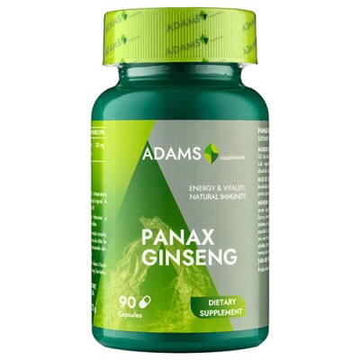 Panax Ginseng 1000 miligrame 90 capsule Adams Vision foto