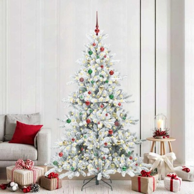 vidaXL Brad de Crăciun artificial cu ramuri articulare 210 cm PVC 3397739 foto