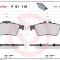 BREMBO P 61 110 PRIME LINE set placute frana,frana disc